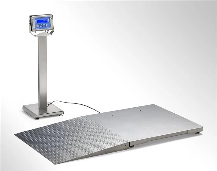 Stainless Steel Industrial Floor Scale with Ramp 0.5-5T